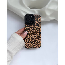 Леопардовий чохол для iPhone 15 pro Leopard Brown